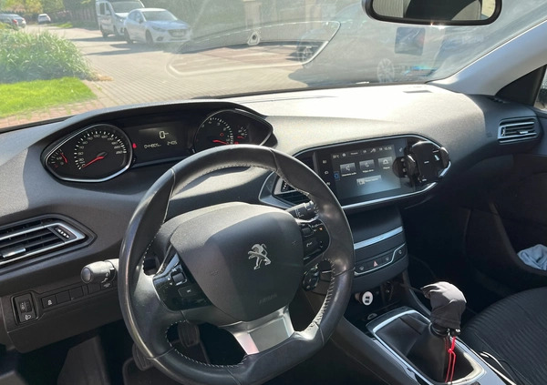 Peugeot 308 cena 34500 przebieg: 45000, rok produkcji 2013 z Sieraków małe 79